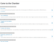 Tablet Screenshot of cometothechamber.blogspot.com