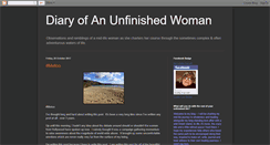 Desktop Screenshot of diaryofanunfinishedwoman.blogspot.com