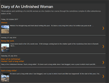 Tablet Screenshot of diaryofanunfinishedwoman.blogspot.com