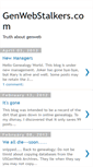 Mobile Screenshot of genwebstalkers.blogspot.com