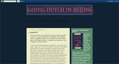 Desktop Screenshot of goingdutchinbeijing.blogspot.com