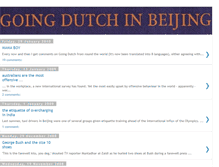 Tablet Screenshot of goingdutchinbeijing.blogspot.com