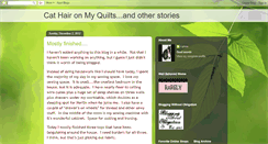 Desktop Screenshot of cathaironmyquilts.blogspot.com