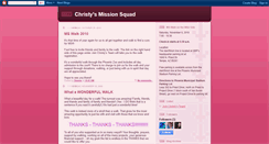 Desktop Screenshot of christysmissionsquad.blogspot.com