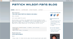 Desktop Screenshot of patrickwilsonfansblog.blogspot.com