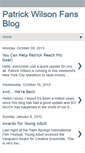 Mobile Screenshot of patrickwilsonfansblog.blogspot.com
