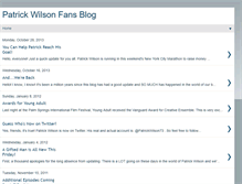 Tablet Screenshot of patrickwilsonfansblog.blogspot.com