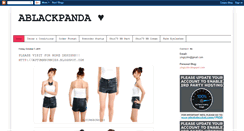 Desktop Screenshot of ablackpanda.blogspot.com