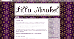 Desktop Screenshot of lilla-mirakel.blogspot.com