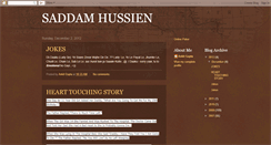 Desktop Screenshot of historysaddam.blogspot.com