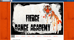 Desktop Screenshot of fiercedance.blogspot.com