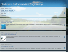 Tablet Screenshot of electronicsinstrumentationengineering.blogspot.com