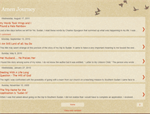 Tablet Screenshot of amenjourney.blogspot.com