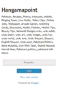 Mobile Screenshot of hangamapoint.blogspot.com
