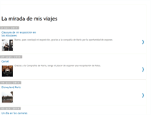 Tablet Screenshot of lamiradademisviajes.blogspot.com