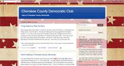 Desktop Screenshot of cherokeedemocrats.blogspot.com