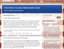 Tablet Screenshot of cherokeedemocrats.blogspot.com
