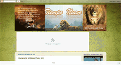 Desktop Screenshot of nuevotiemponuevo.blogspot.com
