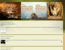Tablet Screenshot of nuevotiemponuevo.blogspot.com