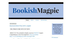 Desktop Screenshot of bookishmagpie.blogspot.com