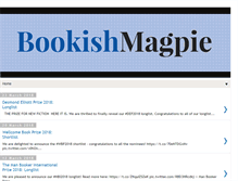 Tablet Screenshot of bookishmagpie.blogspot.com