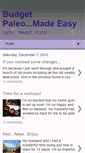 Mobile Screenshot of budgetpaleo.blogspot.com