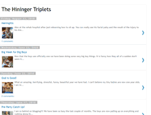 Tablet Screenshot of hiningertriplets.blogspot.com