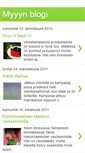 Mobile Screenshot of myyynblogi.blogspot.com