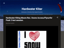 Tablet Screenshot of hardwaterkiter.blogspot.com