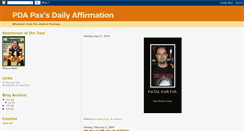 Desktop Screenshot of paxsdailya.blogspot.com