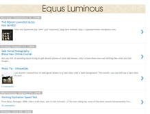 Tablet Screenshot of equusluminous.blogspot.com