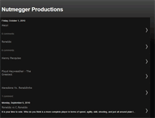 Tablet Screenshot of nutmeggersoccer.blogspot.com
