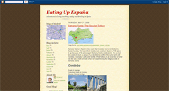 Desktop Screenshot of eatingupespana.blogspot.com