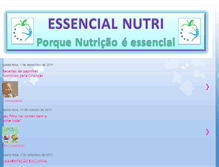 Tablet Screenshot of essencialnutri.blogspot.com
