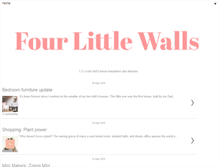 Tablet Screenshot of fourlittlewalls.blogspot.com