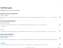 Tablet Screenshot of ceritalucuindonesia.blogspot.com