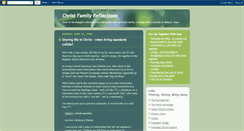 Desktop Screenshot of christfamilyreflections.blogspot.com