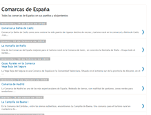 Tablet Screenshot of comarcasdeespana.blogspot.com