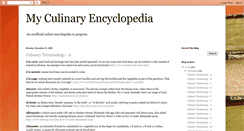 Desktop Screenshot of culinaryencyclopedia.blogspot.com