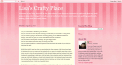 Desktop Screenshot of lisascraftyplace.blogspot.com