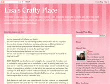 Tablet Screenshot of lisascraftyplace.blogspot.com