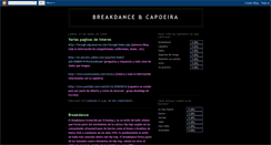 Desktop Screenshot of breakdancecapoeira.blogspot.com