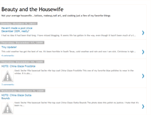 Tablet Screenshot of beautyandthehousewife.blogspot.com