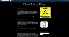 Desktop Screenshot of iknowsciencethings.blogspot.com