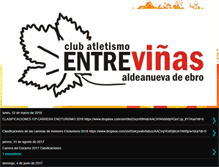 Tablet Screenshot of clubatletismoentrevinas.blogspot.com