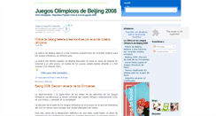 Desktop Screenshot of juegosolimpicosbeijing2008.blogspot.com