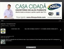 Tablet Screenshot of correioruralvoluntario.blogspot.com