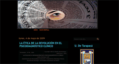 Desktop Screenshot of enlacespsicologia-uta.blogspot.com