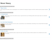 Tablet Screenshot of neverheavy.blogspot.com