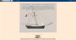 Desktop Screenshot of colonialseaportfoundation.blogspot.com